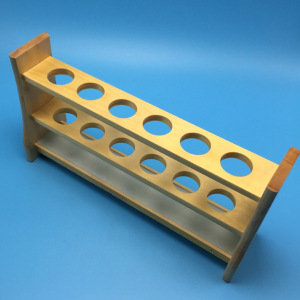 Wooden Test Tube Rack for Laboratory Glassware